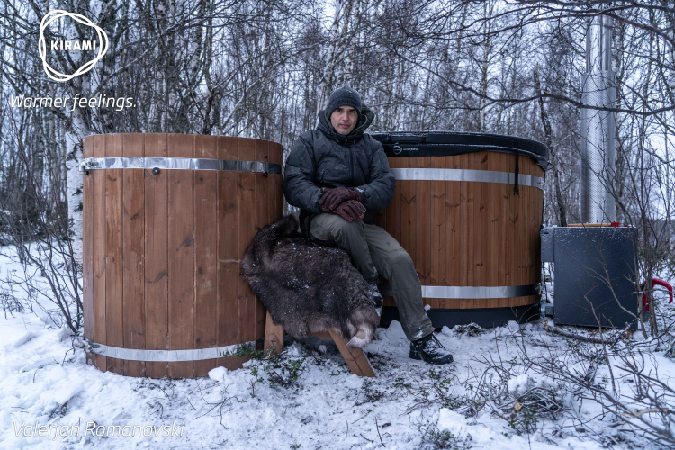 Valerjan Romanovski | Warm bath also helped me to relax and reduce the stress from being constantly cold | Kirami