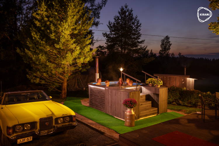 Sauna and the hot tub are a great way to recover | Kirami