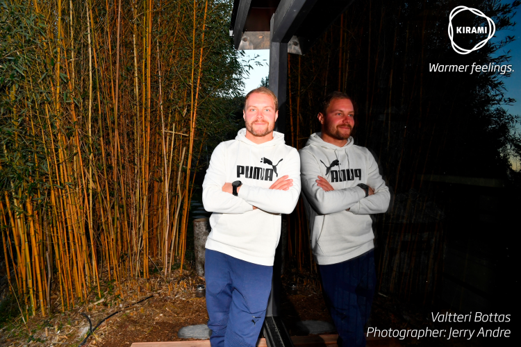 I made it “Valtteri Bottas’ sauna experience: first in front of a million audience on Netflix, now in a Kirami FinVision® sauna”. | Kirami