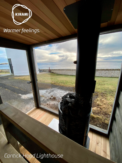 Cantick Head Lighthouse | Customer image from Scotland  | Kirami FinVision® -sauna