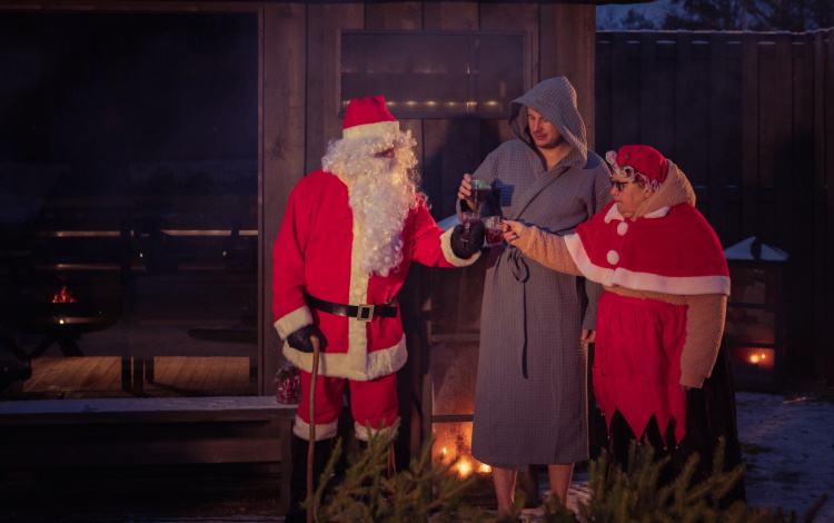 The Christmas sauna is as much a part of Finnish Christmas as Santa Claus and Christmas ham | Kirami FinVision® -saunat