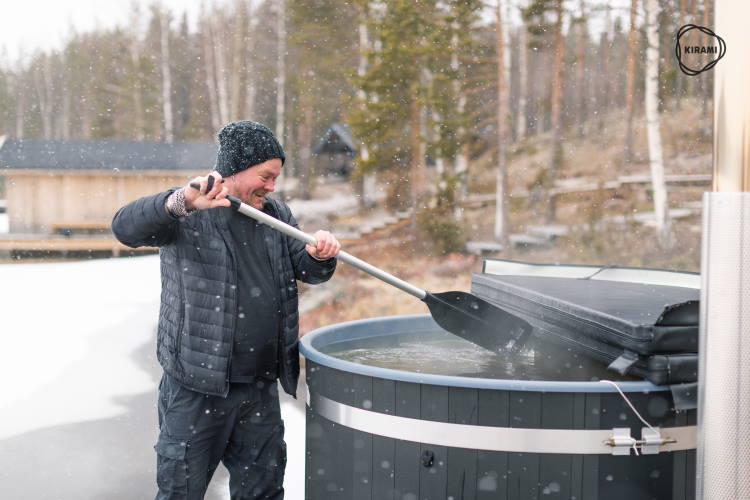 Kirami Mixing paddle is used for mixing the water at the heating stage, to even out the layered temperature | Kirami