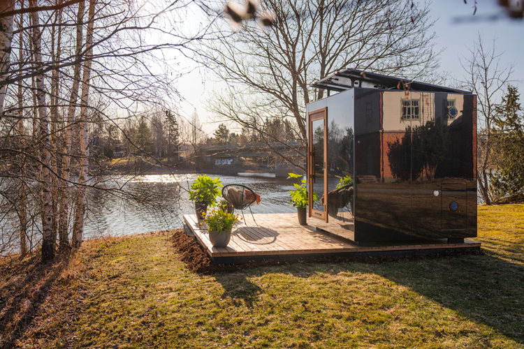 Kirami FinVision® -sauna Zero M - a design that aligns more with European style