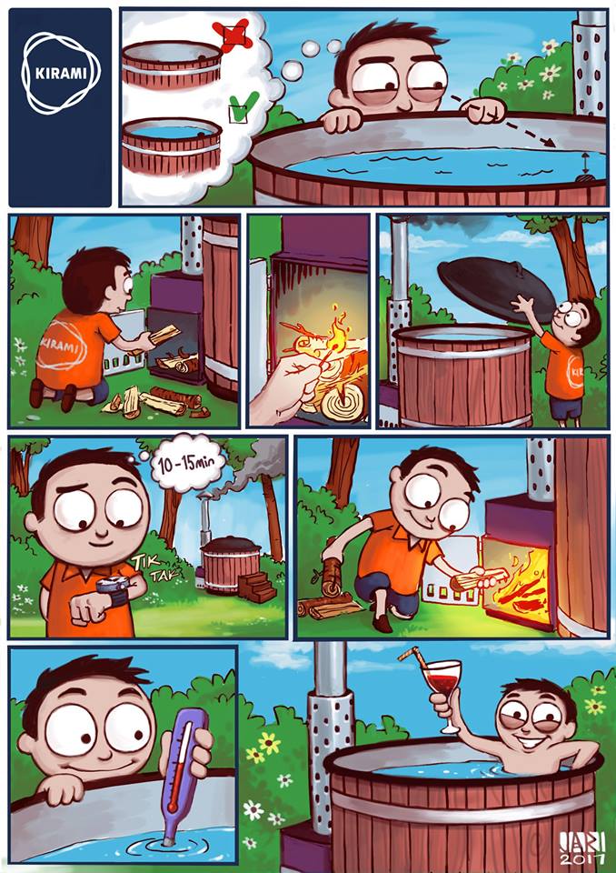 Hot tub heating | Kirami