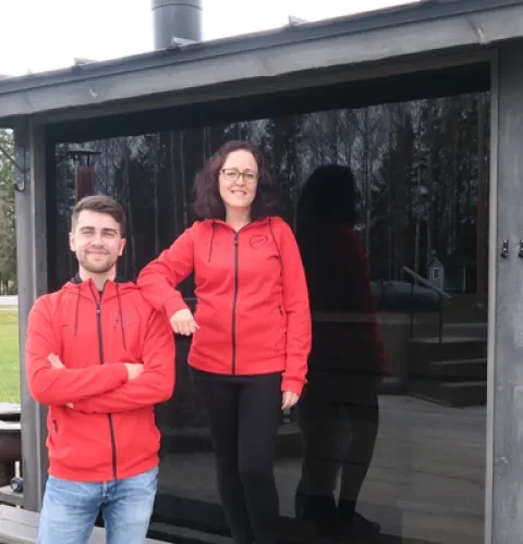 Kirami |  In honour of the anniversary, the customers can order a unique FinVision -sauna and a matching hot tub as a package deal. 