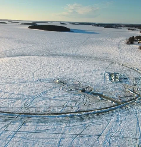 Ice carousel in Lappajärvi 2022 - Janne Käpylehto