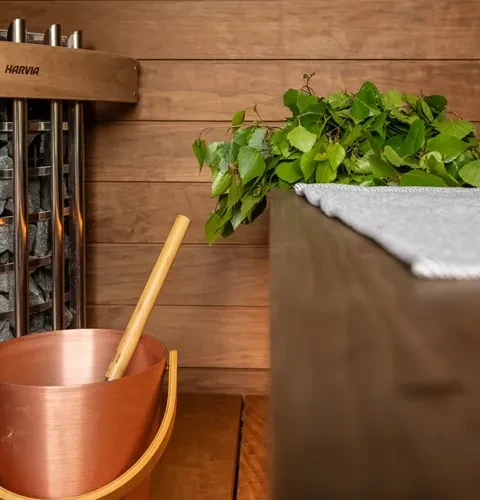 The traditional Finnish sauna