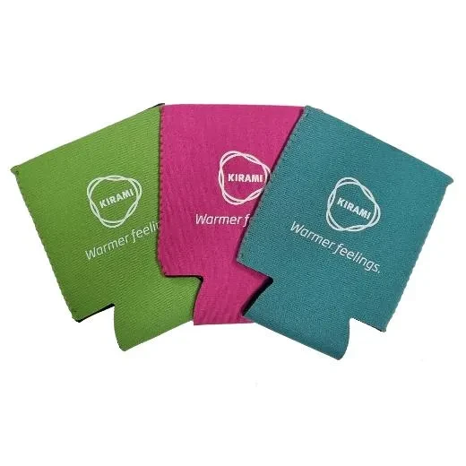 Lime green can cooler