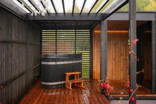 Kirami FinVision® -pergola is a beautiful and light module