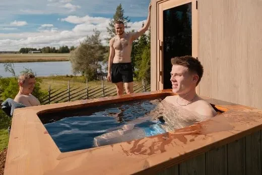 The touch of cold water on your skin awakens every sense and helps you recover from a busy day