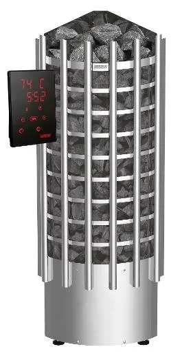Kirami FinVision® -sauna S Misty | Heat up your sauna with a Harvia heater | Harvia Glow corner