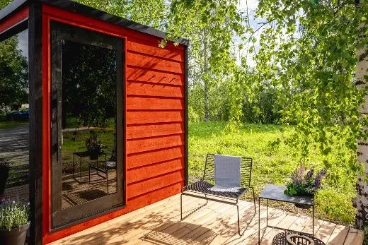 Kirami FinVision® -sauna M Nordic Dawn (Right), Spirit 9kW