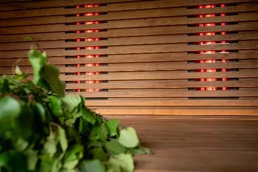 Steam and infrared together – the ultimate sauna moment | Kirami FinVision® -sauna M Misty | Outdoor sauna