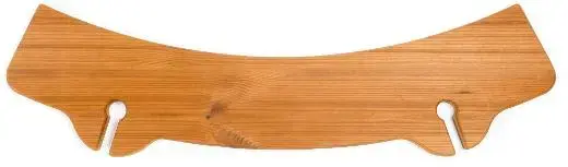 Curved drink holder for hot tubs.